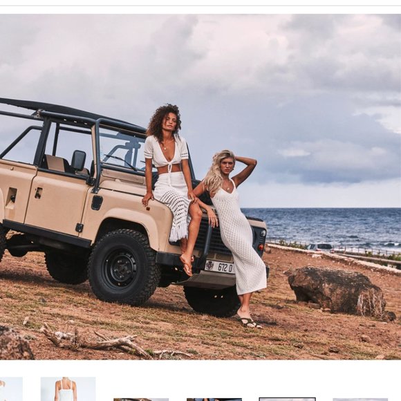 NWT Devon Windsor Atlas Dress in Off-White - Picture 13 of 15